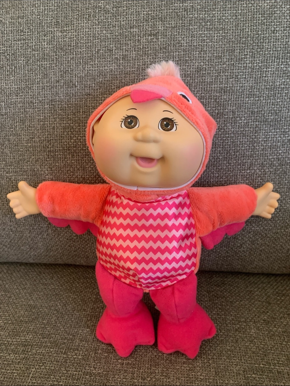 Cabbage Patch Kids Flamingo Cuties Plush 10” Doll